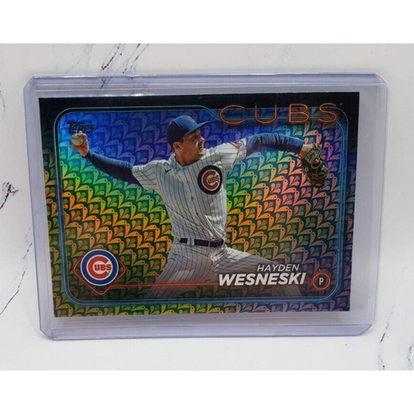 Hayden Wesneski 2024 Topps Series 1 #337 Easter Holiday Foil SP Cubs - Picture 1 of 4
